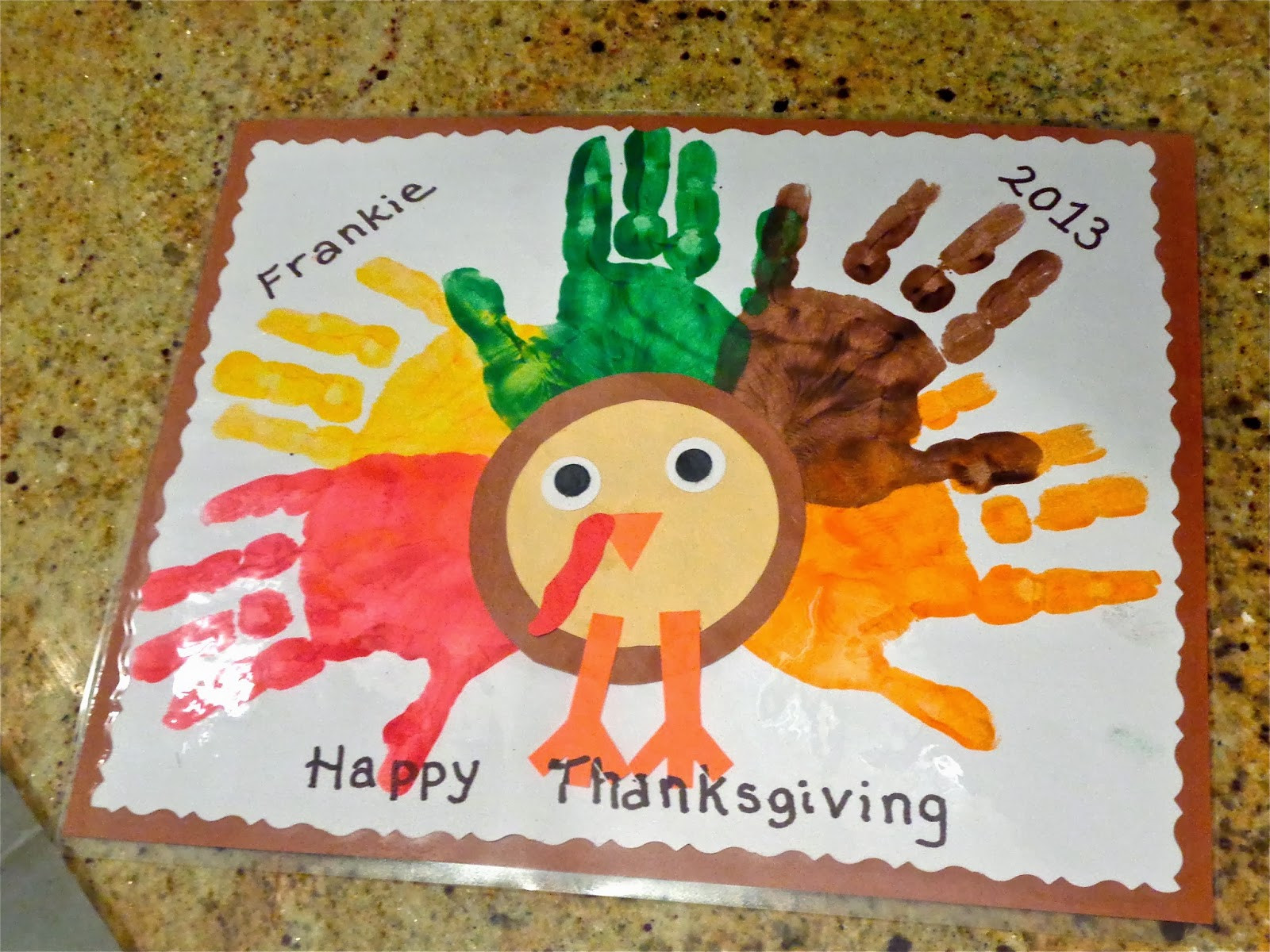 Thanksgiving Crafts For Preschoolers
 Terrific Preschool Years Thanksgiving placemats