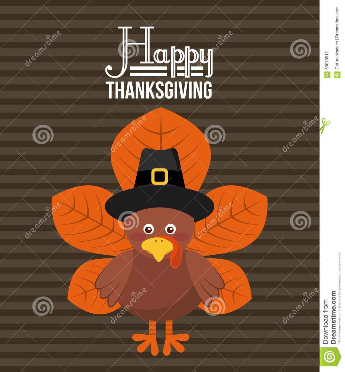 Thanksgiving Graphic Design
 Happy Thanksgiving Stock Vector Image