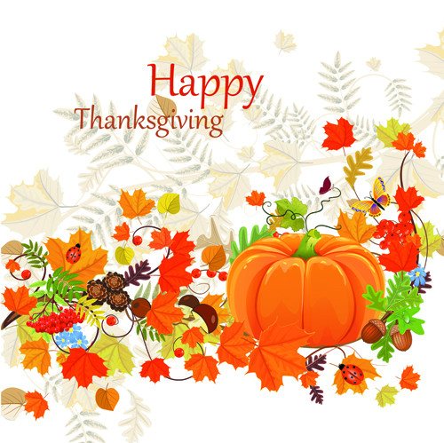 Thanksgiving Graphic Design
 Happy thanksgiving background design vector 02 free