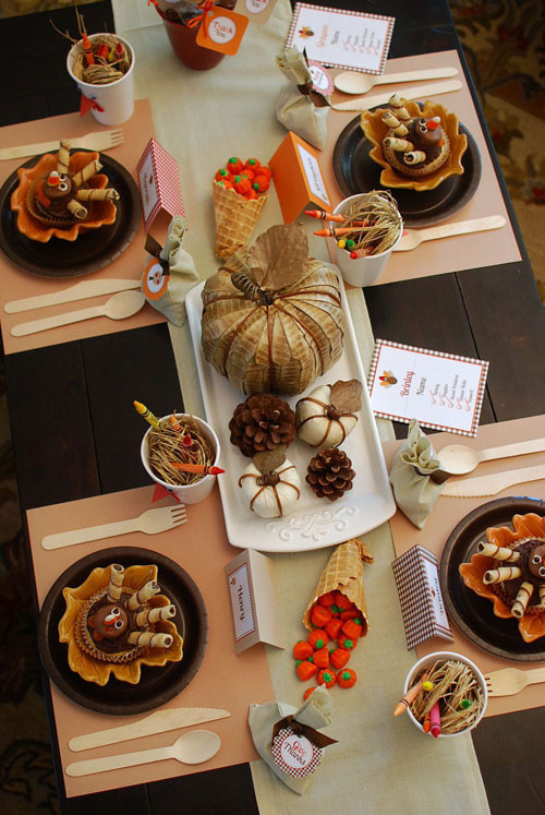 Thanksgiving Party Decorations
 Kids Thanksgiving Table Ideas Including Great Craft Projects