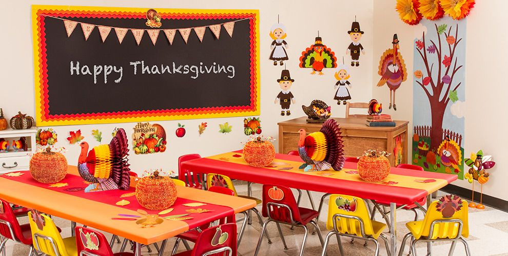 Thanksgiving Party Decorations
 Thanksgiving Classroom Party Supplies Party City