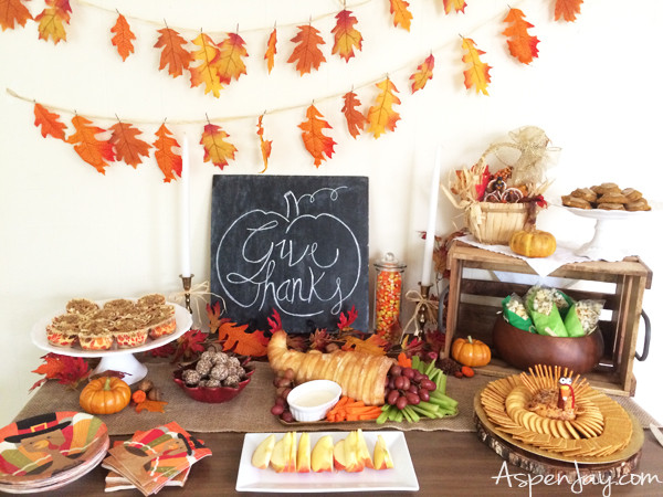 Thanksgiving Party Decorations
 Fun Thanksgiving Food Ideas for a Preschool Party Aspen Jay