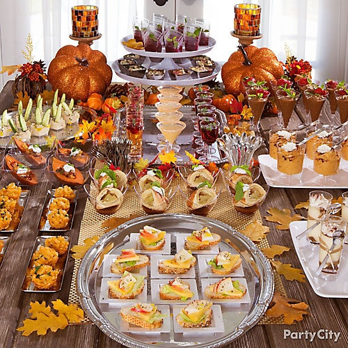 Thanksgiving Party Decorations
 Thanksgiving Mini Tasting Party Idea Friendsgiving Party