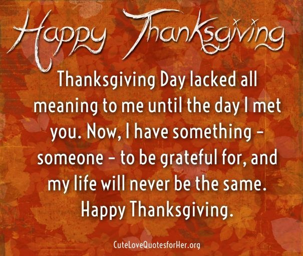 Thanksgiving Quotes For Boyfriend
 romantic thanksgiving day love sayings in 2019