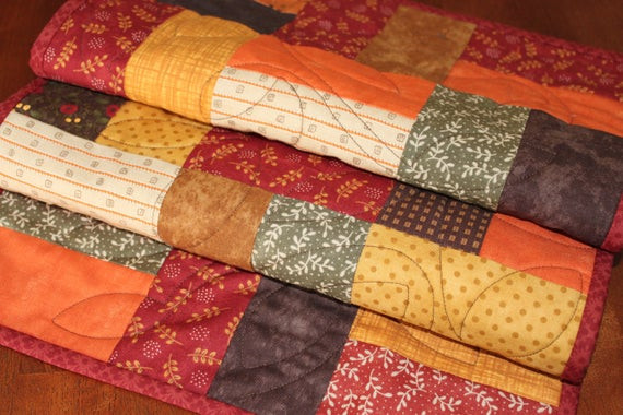 Thanksgiving Table Runner
 Quilted Fall and Thanksgiving Table Runner by JennyMsQuilts