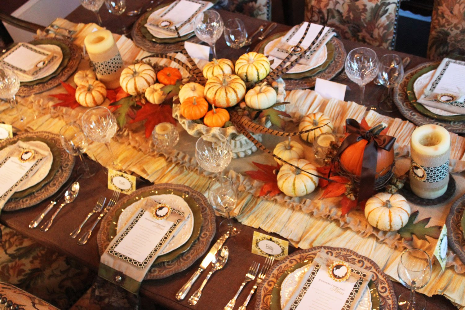 Thanksgiving Table Runner
 Amanda s Parties To Go Tutorial Thanksgiving Burlap