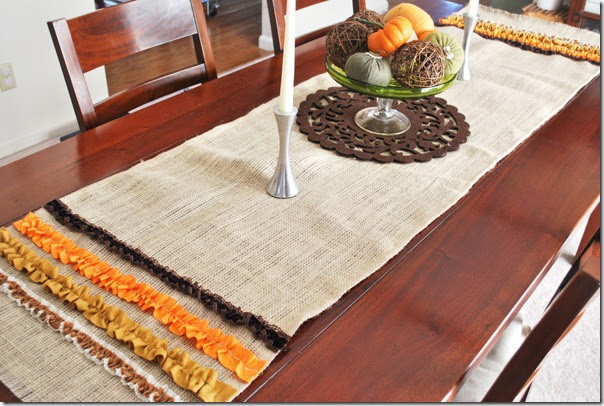 Thanksgiving Table Runner
 The Examined Life Last Minute Thanksgiving Table Runner