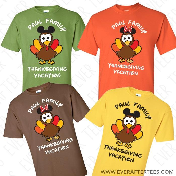 Thanksgiving Vacation Ideas For Families
 Thanksgiving Turkeys Matching Family Vacation Tees
