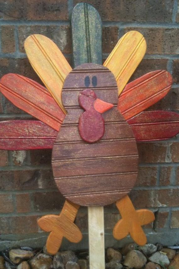 Thanksgiving Wood Crafts
 Items similar to Thanksgiving Turkey Fall Decoration Yard
