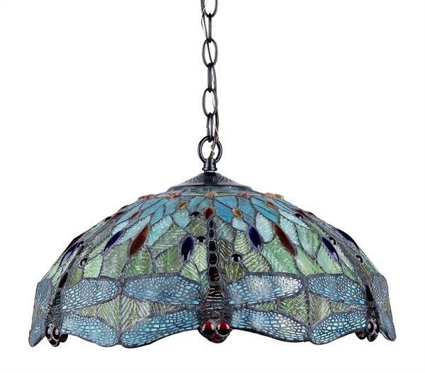 Tiffany Kitchen Lighting
 18" Kitchen Dining Tiffany Style Dragonfly Hanging Ceiling