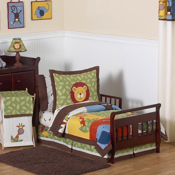 Toddler Bedroom Set For Boys
 Shop Sweet Jojo Designs Boy 5 piece Jungle Time Toddler