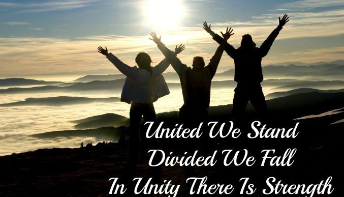 Together We Stand Divided We Fall Quote
 Leaders of euro zone s biggest economies back multi speed