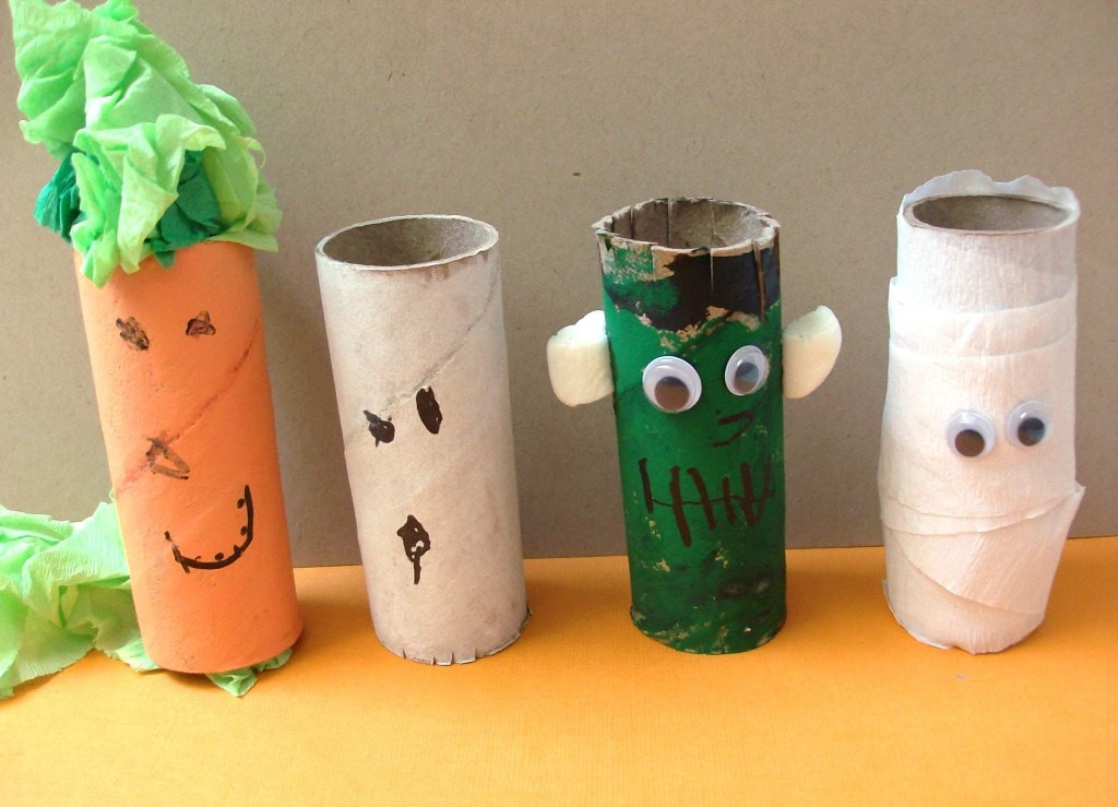 Toilet Paper Halloween Crafts
 10 Halloween Crafts for Kids
