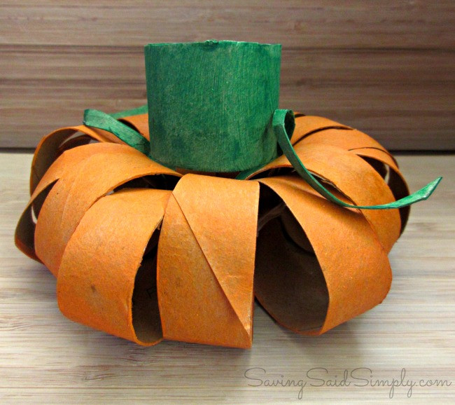 Toilet Paper Halloween Crafts
 Halloween Kids Craft Toilet Paper Roll Pumpkin Raising