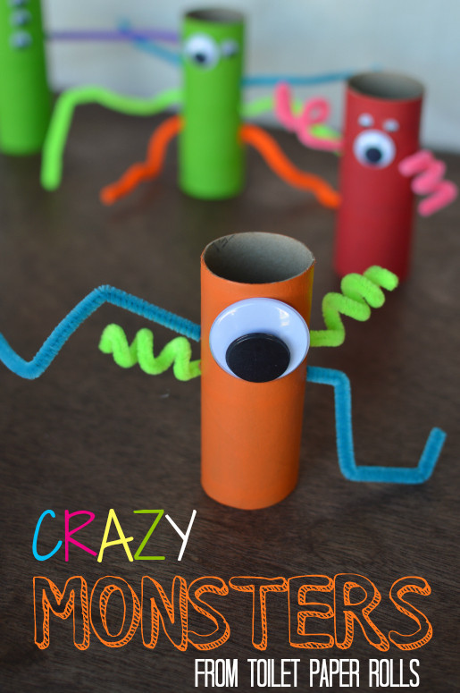 Toilet Paper Halloween Crafts
 Toilet Paper Roll Halloween Monsters – Lesson Plans
