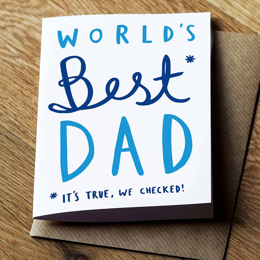 Top Fathers Day Gifts 2020
 world s best dad father s day card by old english pany