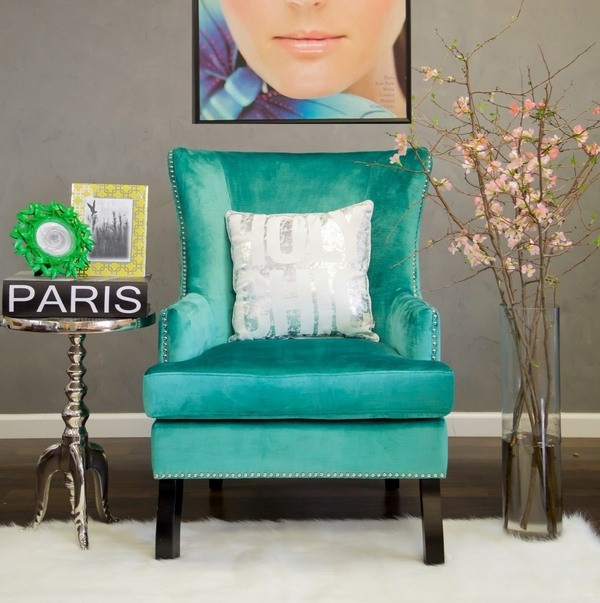 Turquoise Living Room Chair
 Turquoise furniture ideas – extravagant or harmonious