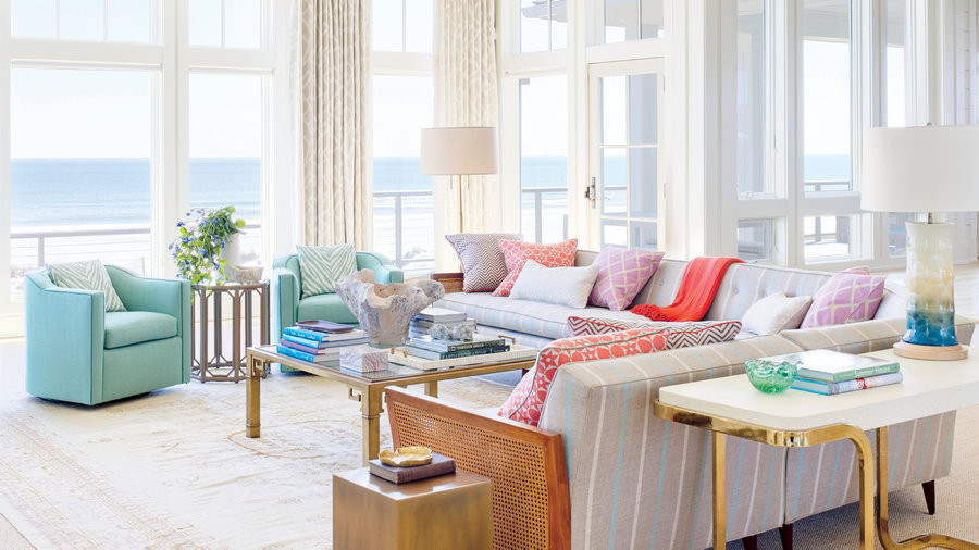 Turquoise Living Room Chair
 50 Ways to Decorate with Turquoise Coastal Living