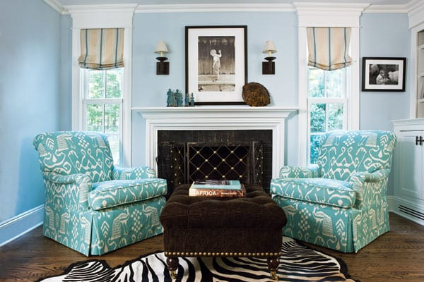 Turquoise Rug Living Room
 The Luxe Lifestyle Beach Glass Inspiration Light Blue