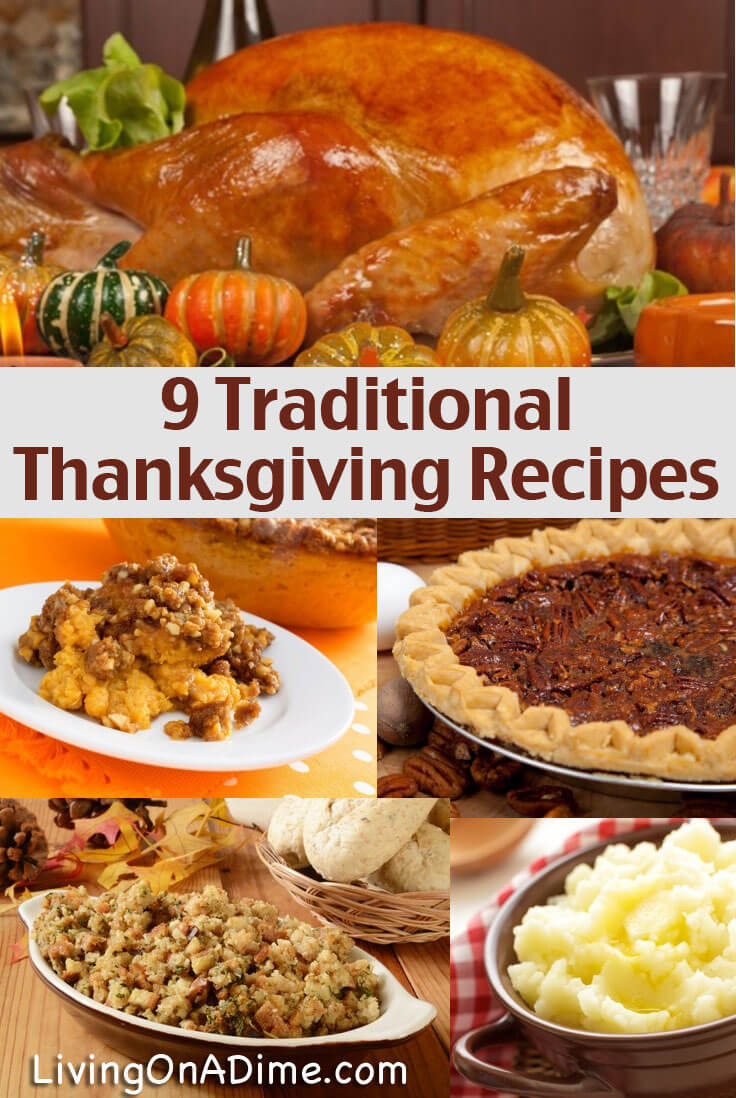Typical Thanksgiving Food
 Traditional Thanksgiving Recipes Dinner For 10 For Less