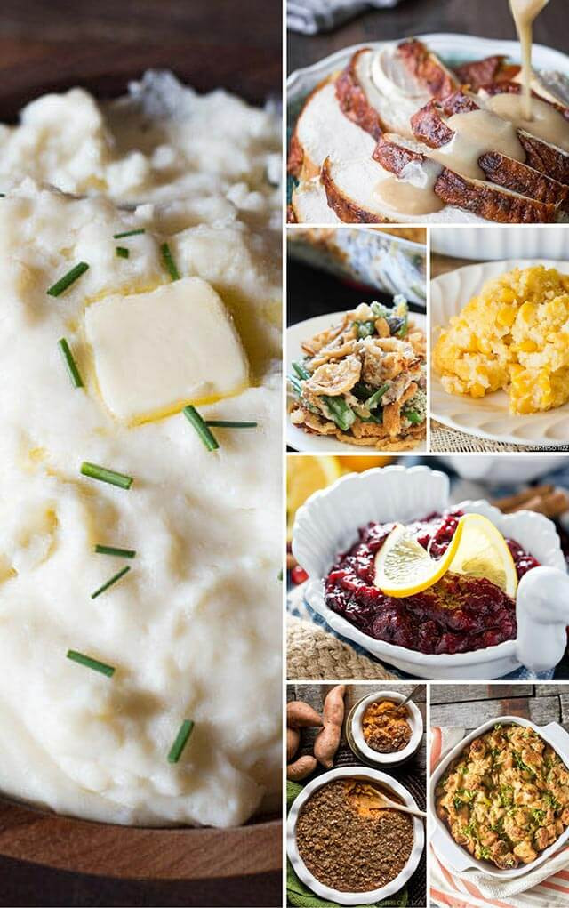 Typical Thanksgiving Food
 Traditional Thanksgiving Dinner Menu Recipes Turkey