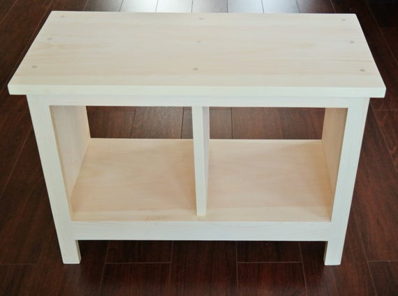 Unfinished Storage Bench
 ON SALE 24 inch Unfinished Entryway Bench Custom Furniture