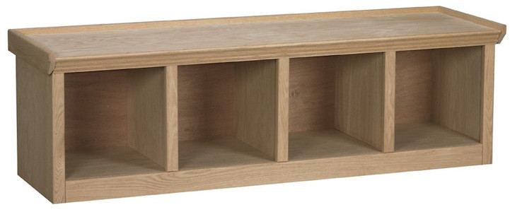 Unfinished Storage Bench
 Maple and Oak Custom Unfinished or Finished AWB Cubby