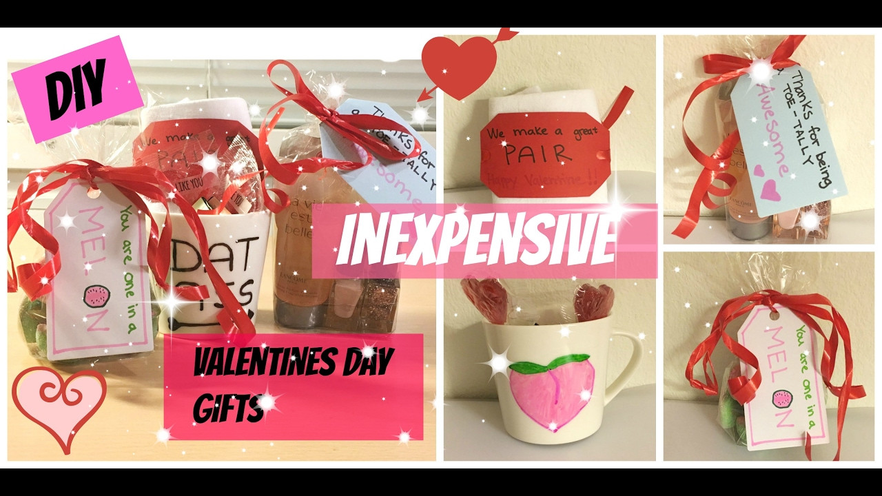 Valentines Day Gifts For Friends
 DIY inexpensive Valentines day ts to boyfriend