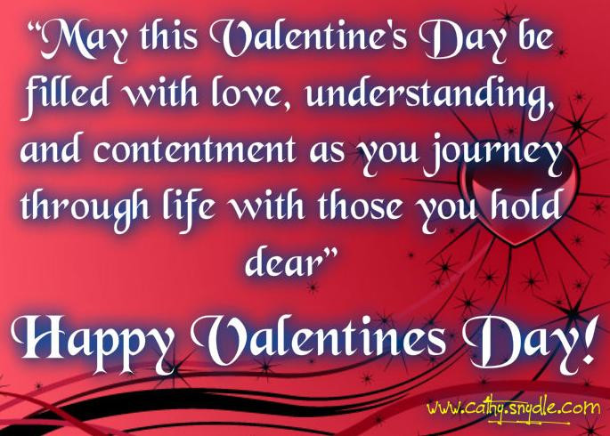 Valentines Day Quotes For Family
 Happy Valentines Day Quotes for Friends Cathy