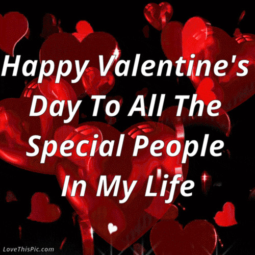 Valentines Day Quotes For Family
 Happy Valentines Day To All The Special People In My Life