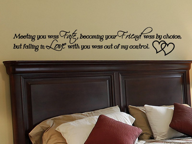 Wall Sticker Quotes For Bedroom
 Master Bedroom Wall Decal Wall Decor Love Quotes Wall Art