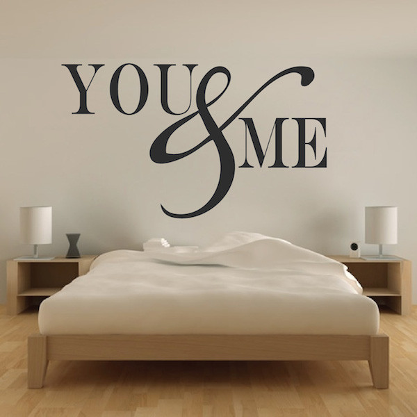 Wall Sticker Quotes For Bedroom
 Romantic Bedroom Wall Decal Vinyl Mural Sticker You