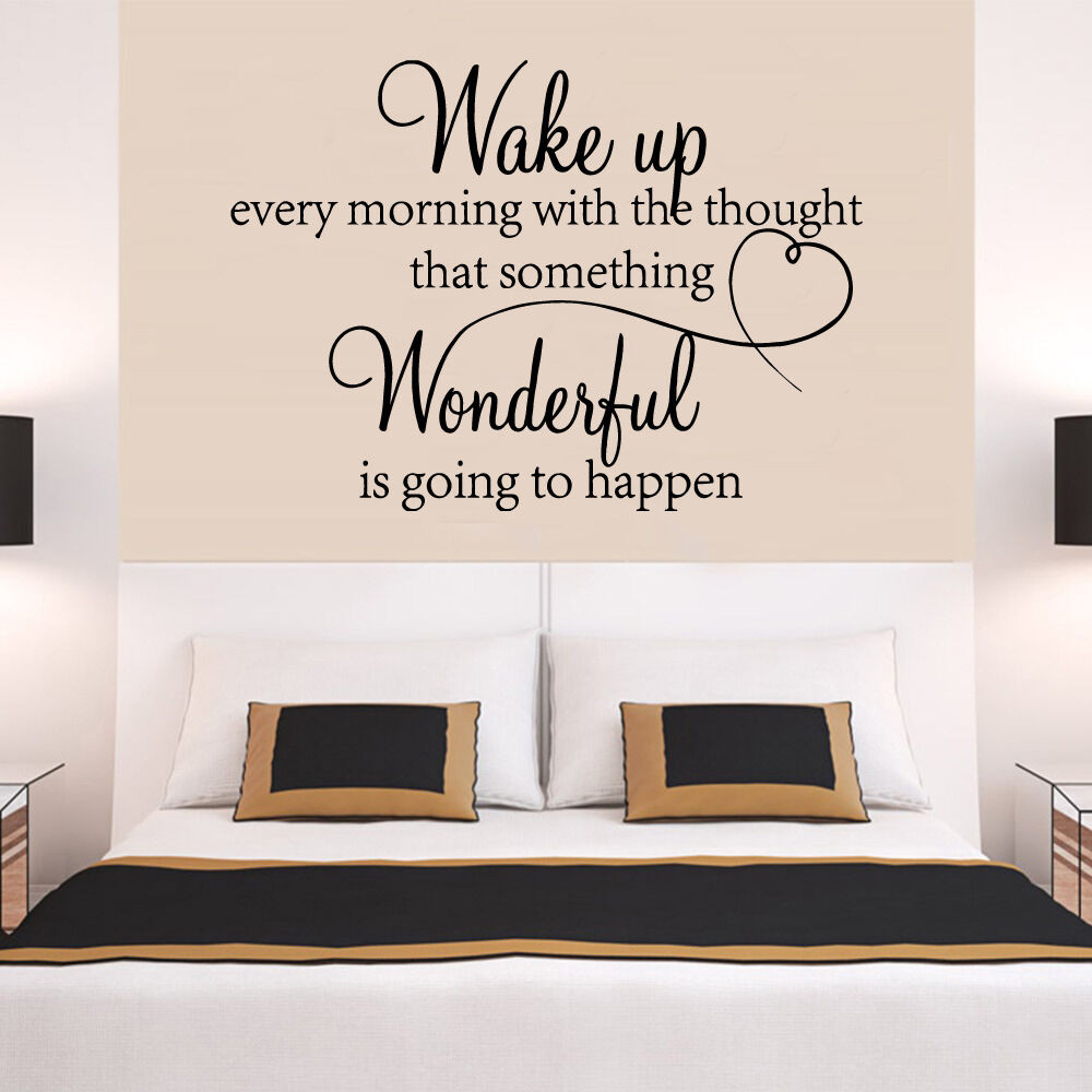 Wall Sticker Quotes For Bedroom
 heart family Wonderful bedroom Quote Wall Stickers Art