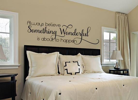 Wall Sticker Quotes For Bedroom
 Bedroom Wall Decal Master Bedroom Wall by AmandasDesignDecals