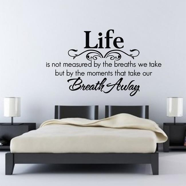 Wall Sticker Quotes For Bedroom
 Bedroom Wall Quotes Living Room Wall Decals Vinyl Wall
