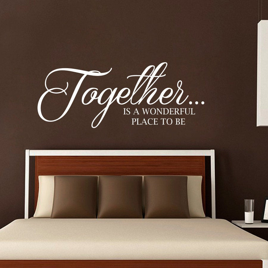 Wall Sticker Quotes For Bedroom
 NEW Wall Decals Quote To her Is a Wonderful Place to Be