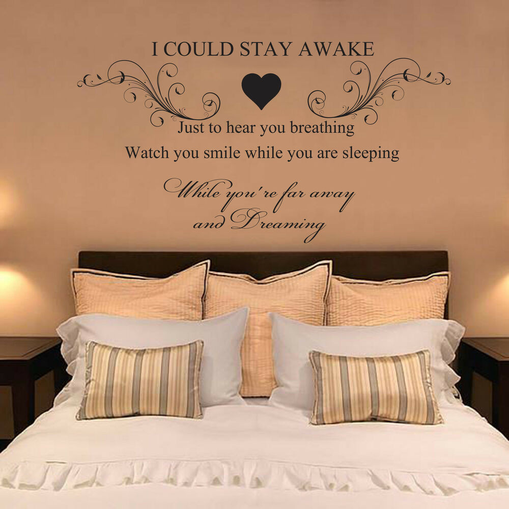 Wall Sticker Quotes For Bedroom
 AEROSMITH BREATHING Quote Vinyl Wall Art Sticker Decal