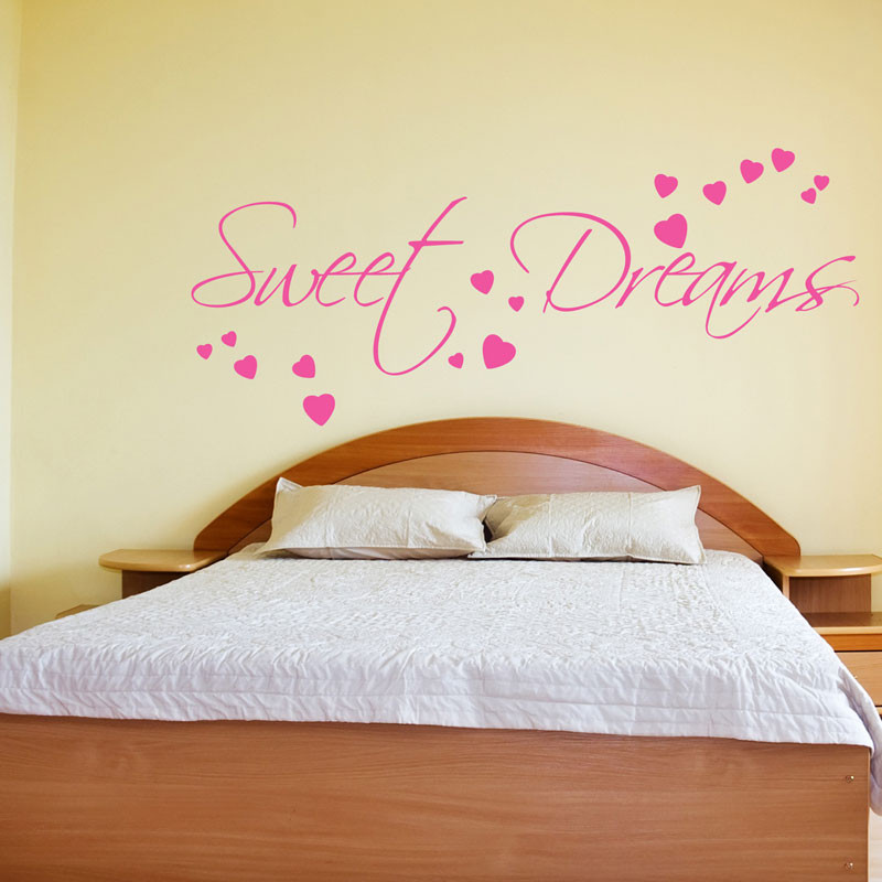 Wall Sticker Quotes For Bedroom
 SWEET DREAMS WALL STICKER ART DECALS QUOTES BEDROOM W43