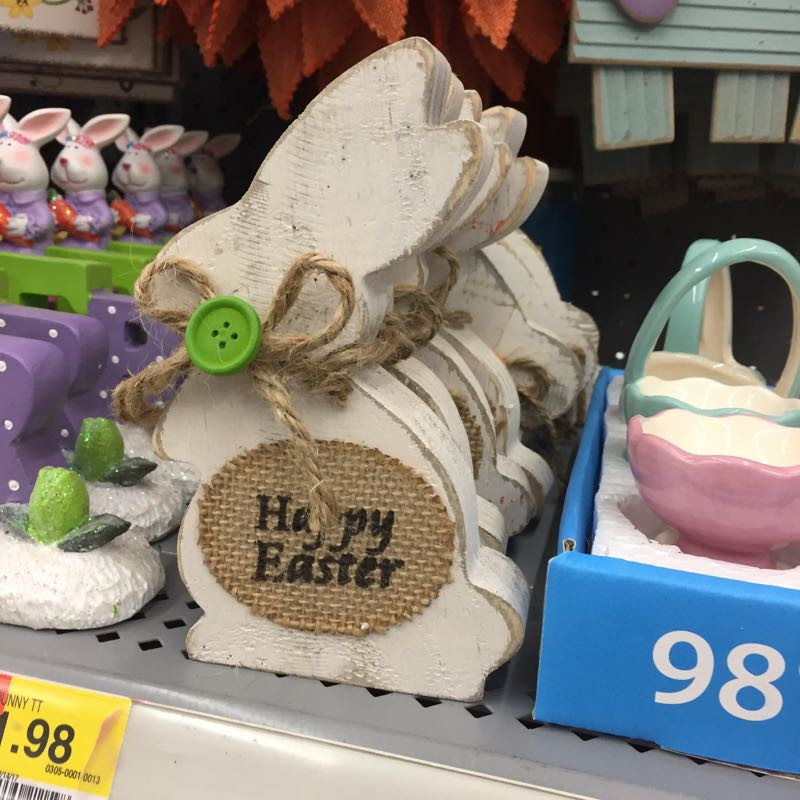 Walmart Easter Decor
 f the Rack Easter Decor at Walmart The Bud Babe