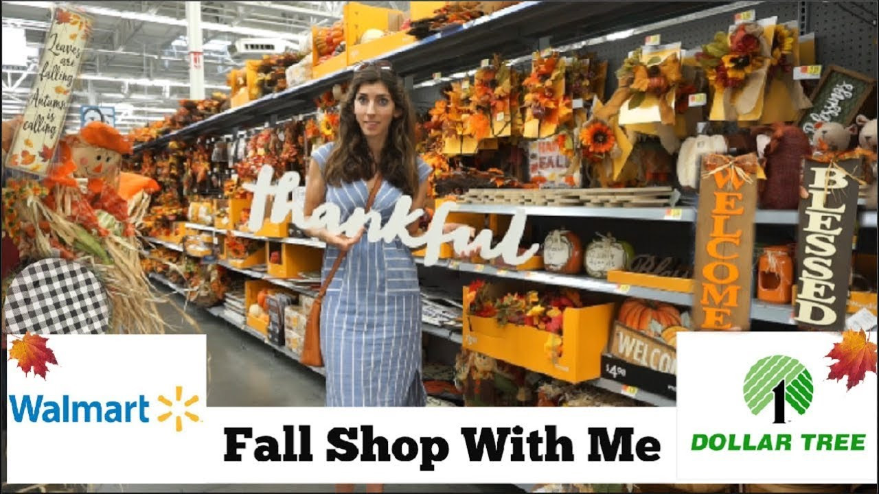 Walmart Fall Decor
 Fall Shop With Me Walmart & Dollar Tree