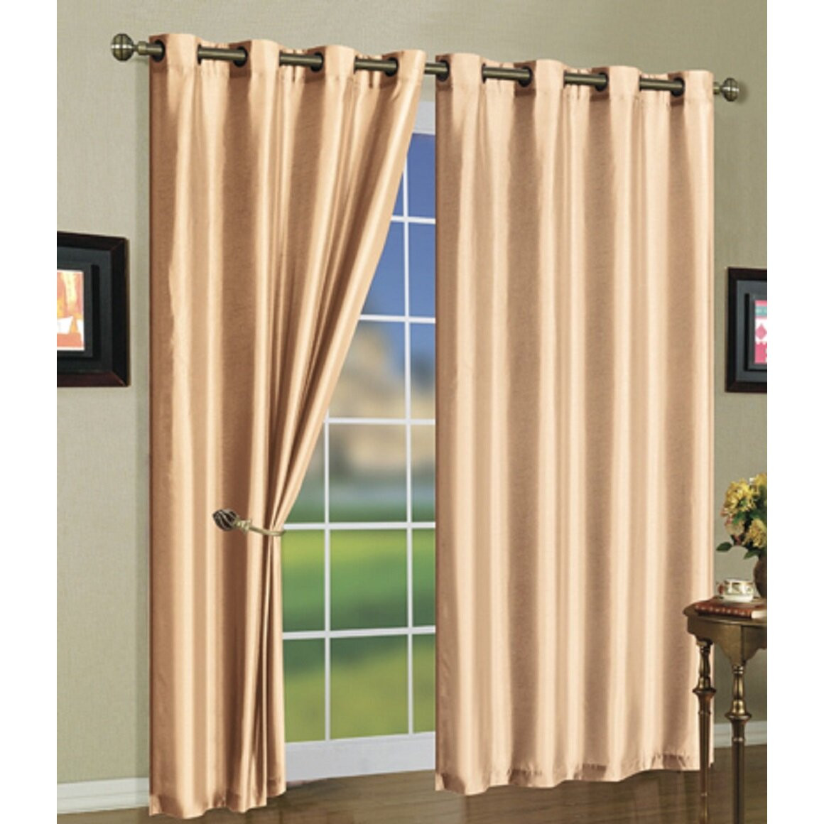 Wayfair Kitchen Curtains
 J&V Textiles Grommet Curtain Panels & Reviews