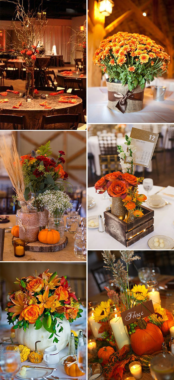 Wedding Themes Ideas For Fall
 Fall In Love With These 50 Great Fall Wedding Ideas