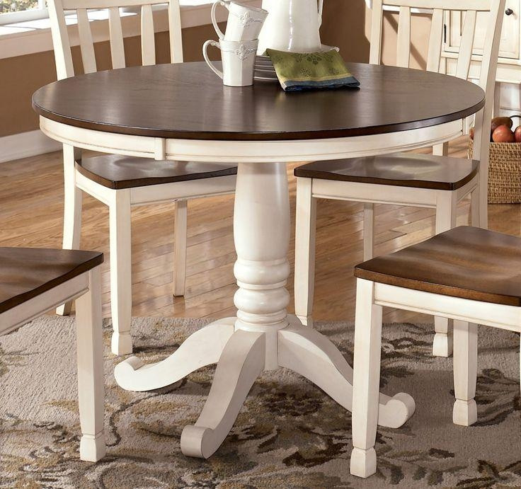 White And Wood Kitchen Table
 20 Ideas of Dining Tables With White Legs
