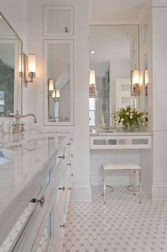 White Cabinet Bathroom
 Good Style Bright White Bathrooms
