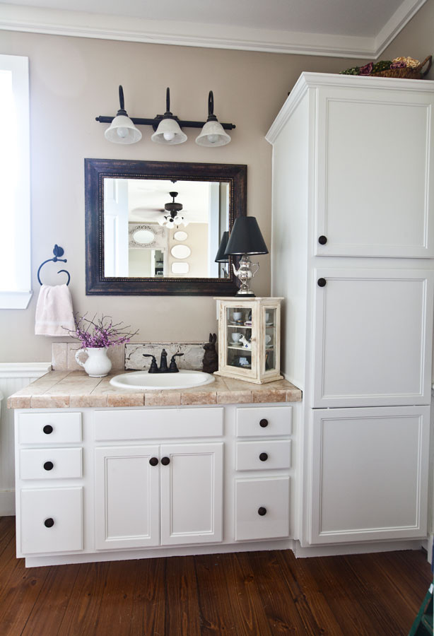 White Cabinet Bathroom
 2016 color of the year roundup Lolly Jane