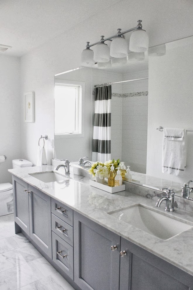 White Cabinet Bathroom
 Gray Bathroom Cabinets