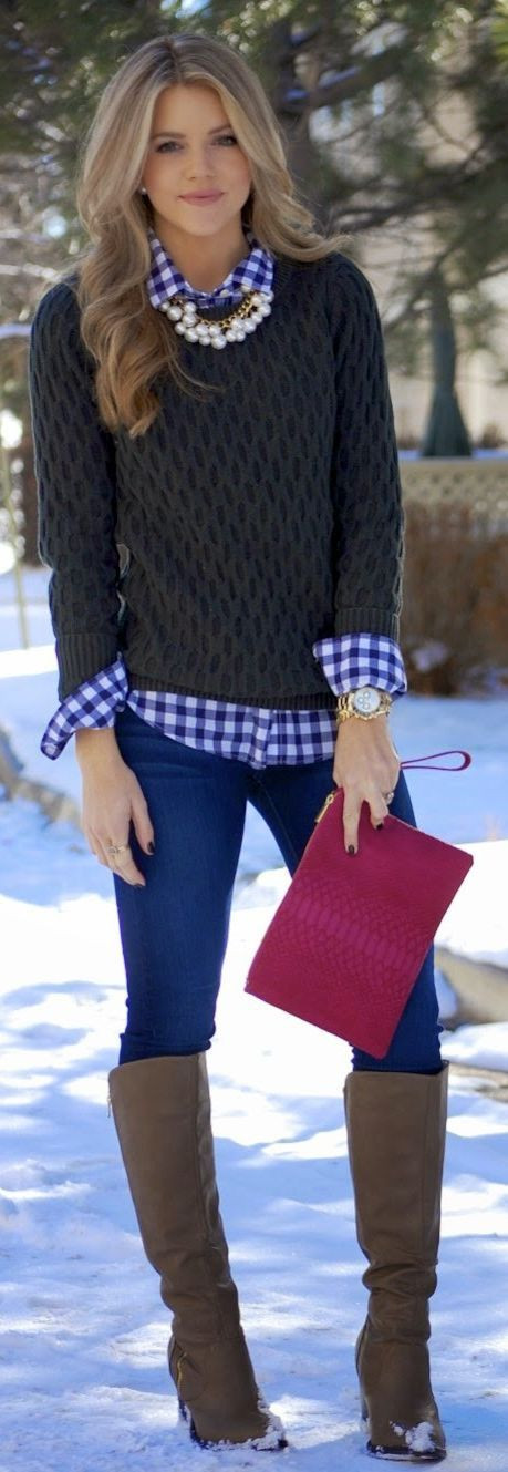 Winter Fashion Ideas
 Sweater Wearing Ideas 17 Ways to Style Sweater with Outfits