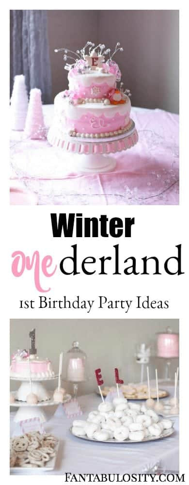 Winter First Birthday Ideas
 Winter ederland First Birthday Party Fantabulosity