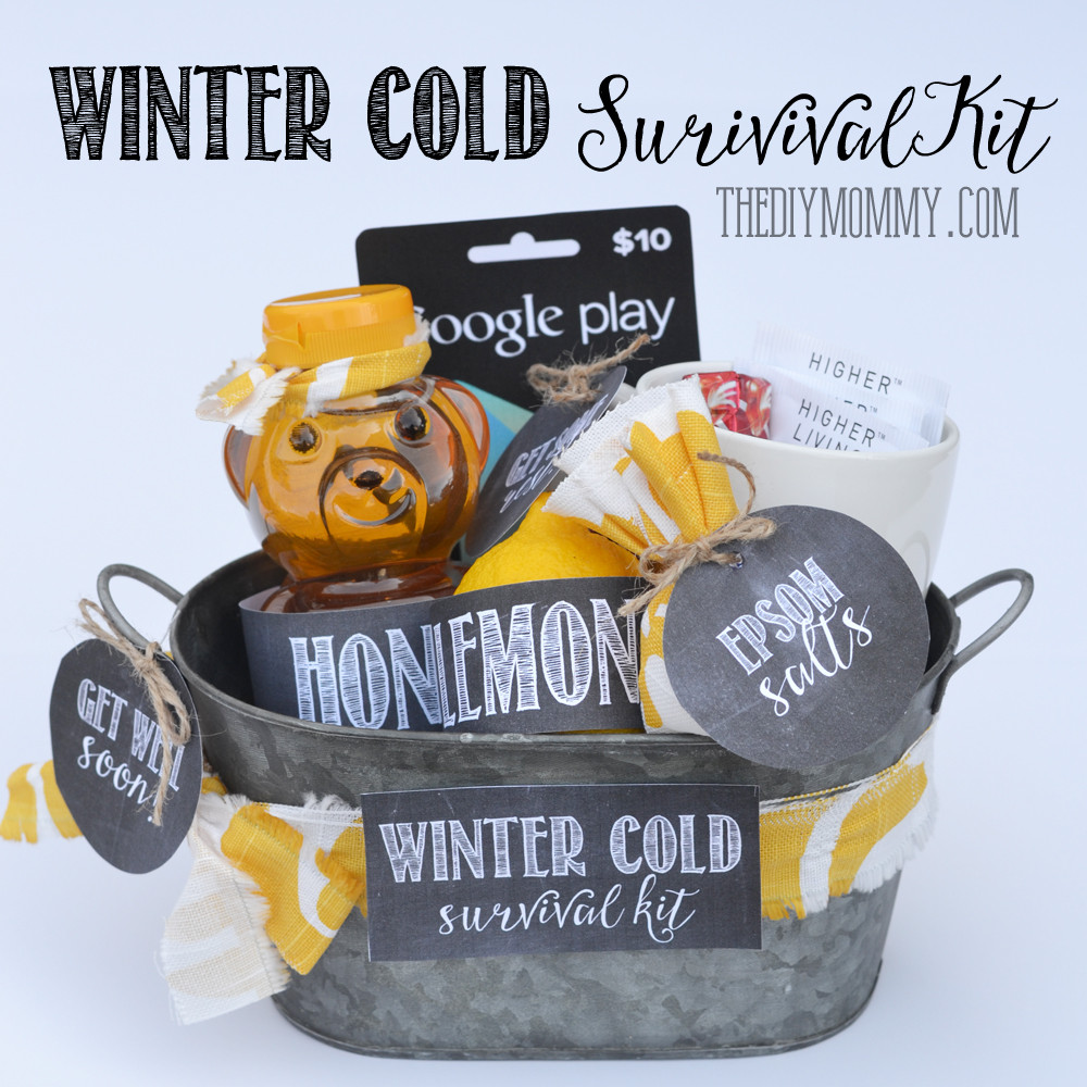 Winter Gift Ideas
 A Gift in a Tin Winter Cold Survival Kit
