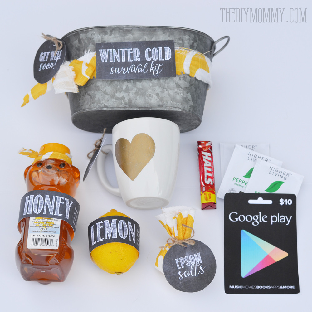 Winter Gift Ideas
 A Gift in a Tin Winter Cold Survival Kit